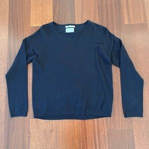 Zara Girls Navy Sweater 9-10
